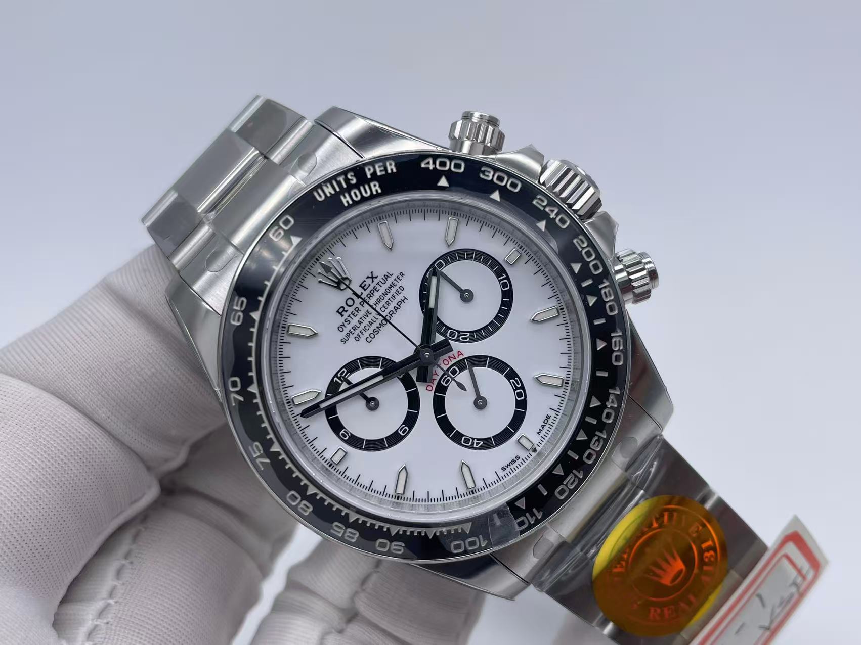ROLDYT0489A - Daytona 126500 CER SS/SS White 904L VSF DD4131 $798