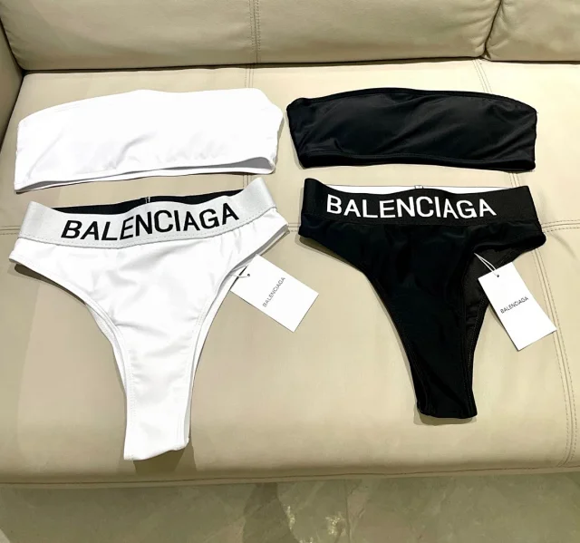 Balencia tube-top swimsuit all colors