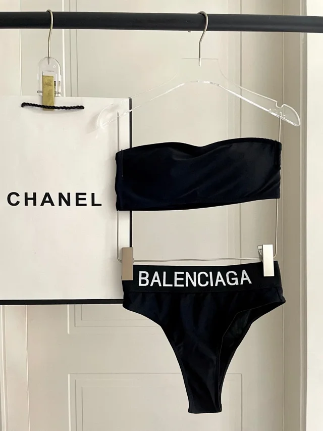 Balencia tube-top swimsuit all colors