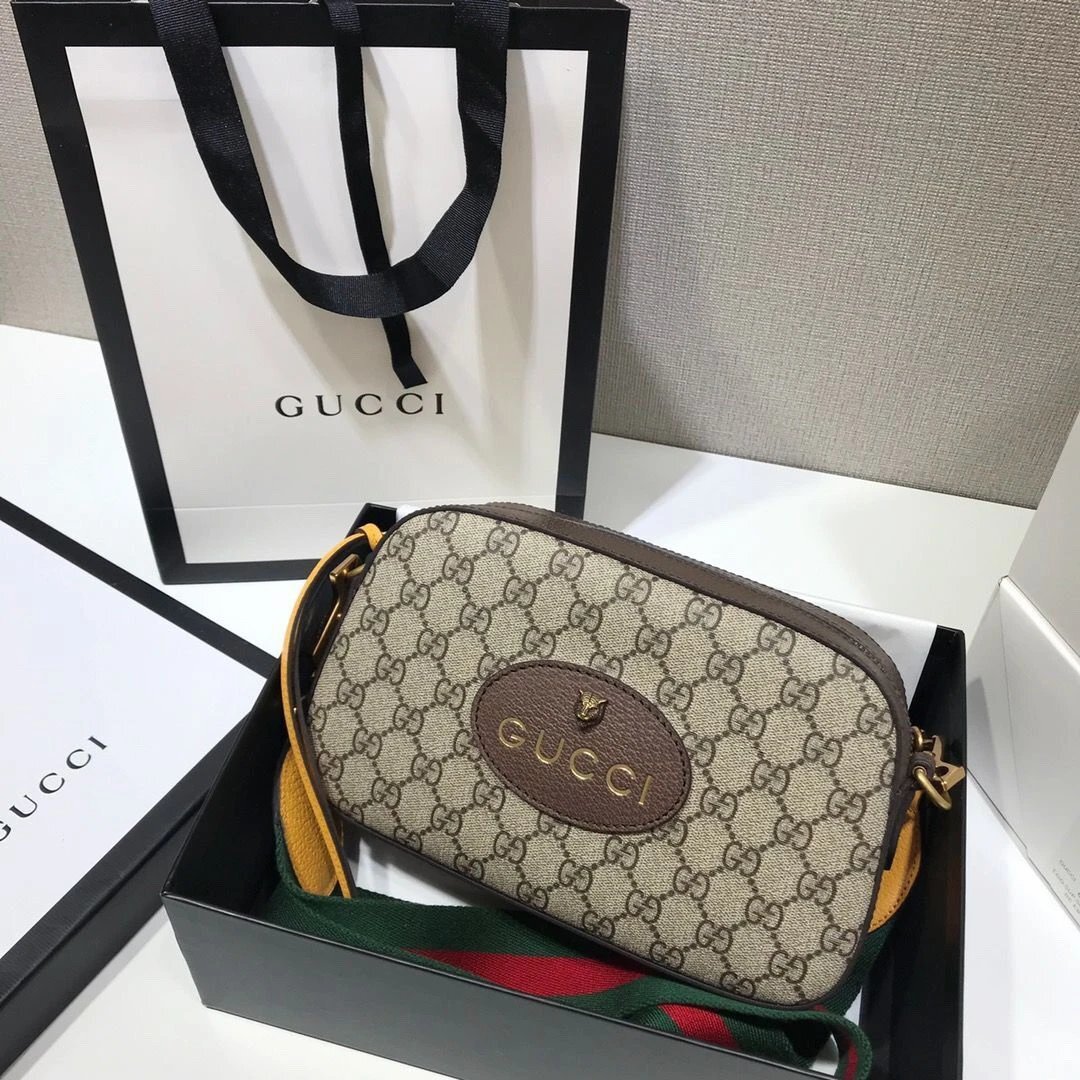 Gucci Neo Vintage GG Supreme Messenger Bag.