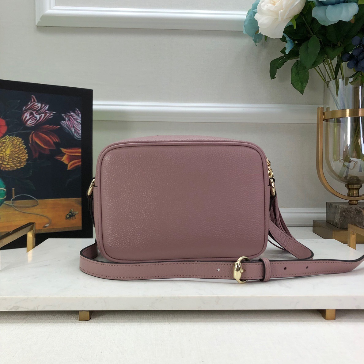 Gucci Soho Disco Bag in a blush or dark cipria color