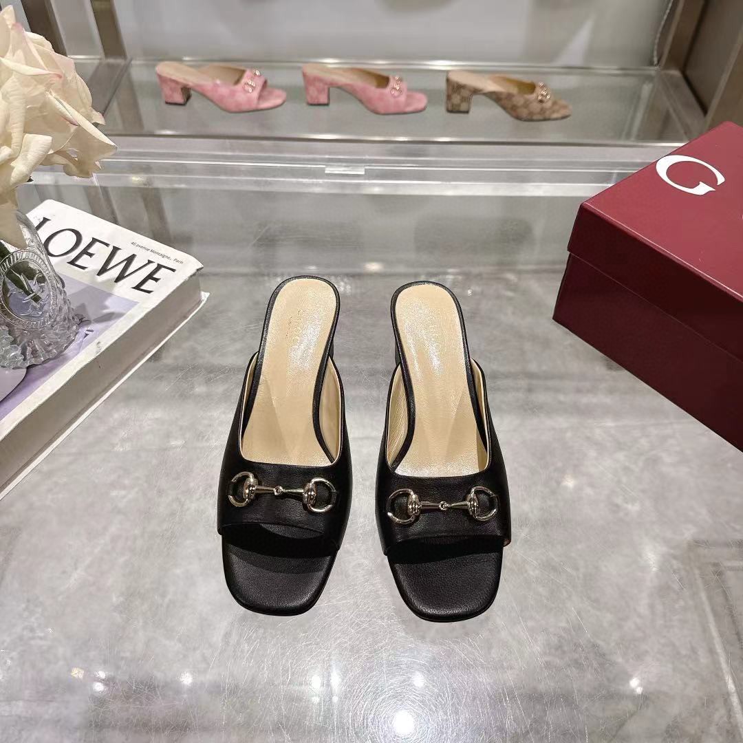Gucci Women's Horsebit slide black