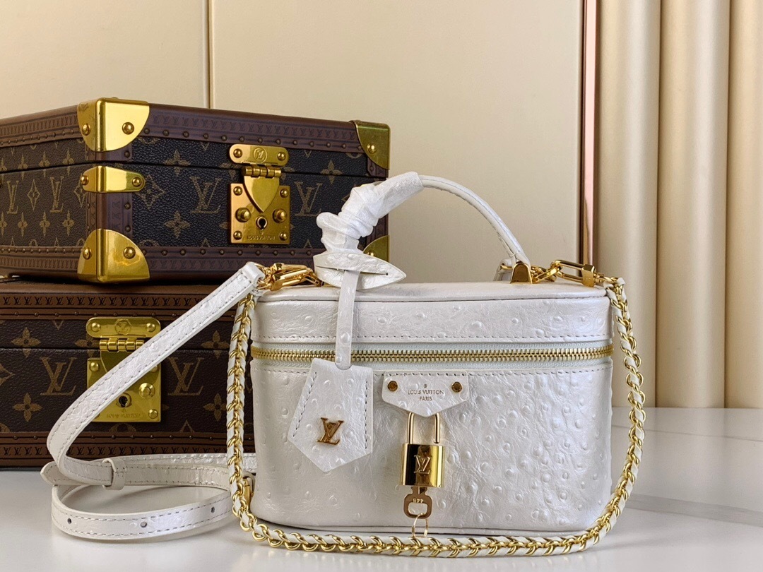 LV Vanity Chain Pouch Autruche - Wallet