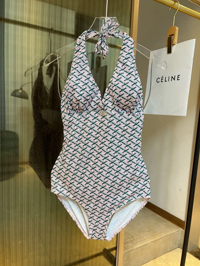 Celine's new one-piece swimsuit bikini