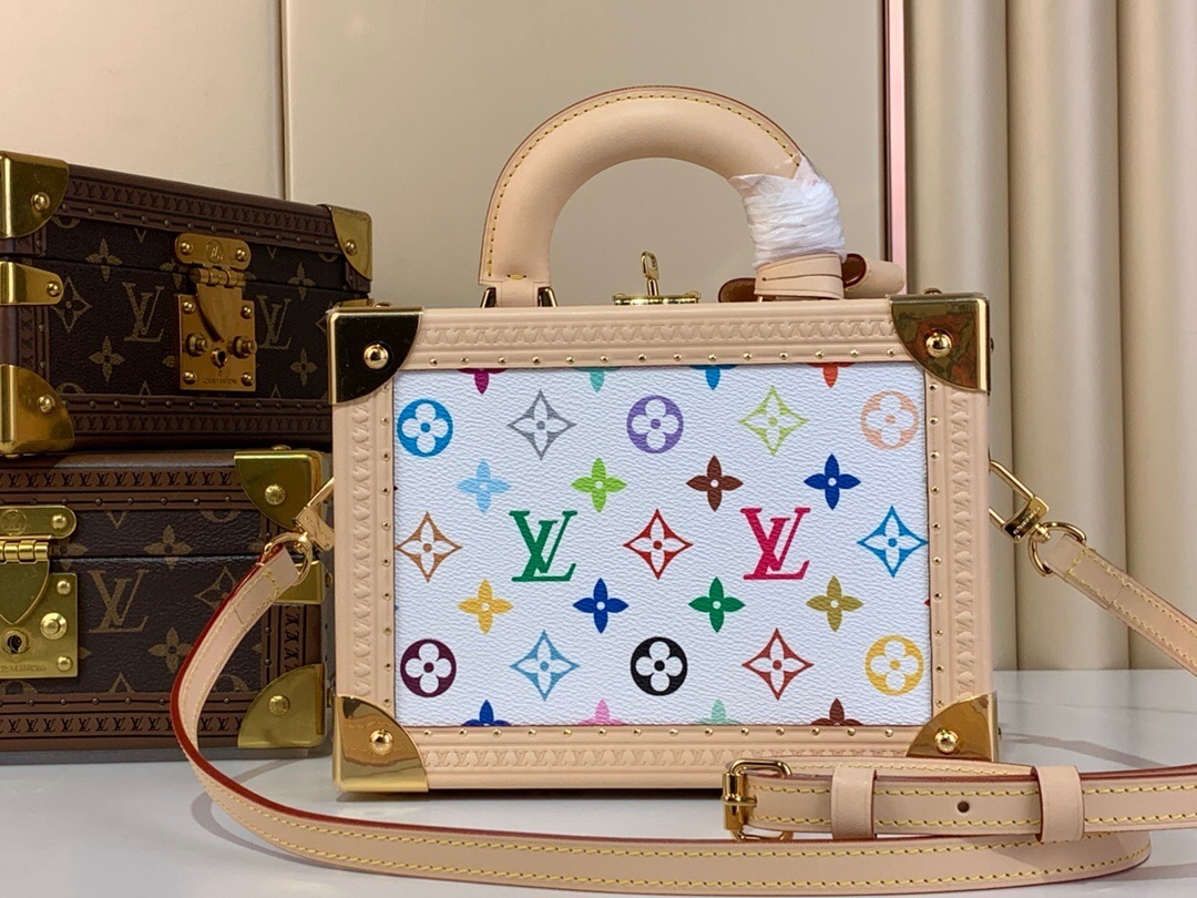LV x Takashi Murakami Petite Valise in Other Monogram Canvas