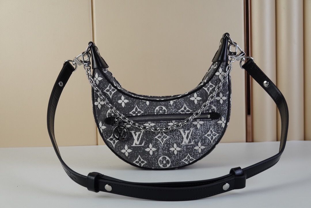 LV Loop Bag in Monogram Jacquard Denim