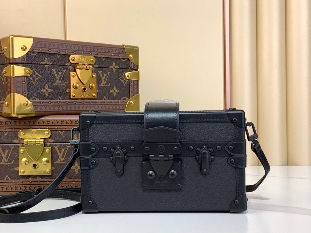 LV Petite Malle handbag black