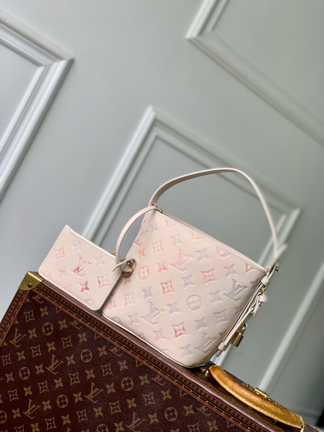 LV All In BB Bicolour Monogram Empreinte Leather Handbag