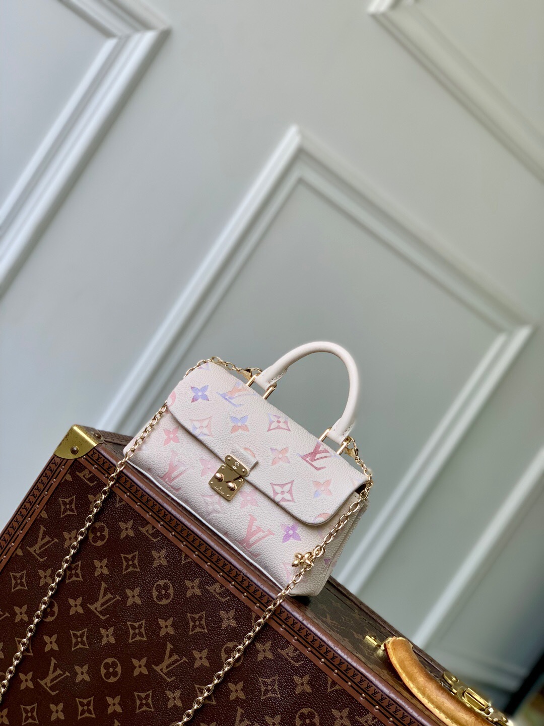 LV Nano Madeleine bag in Monogram Empreinte leather