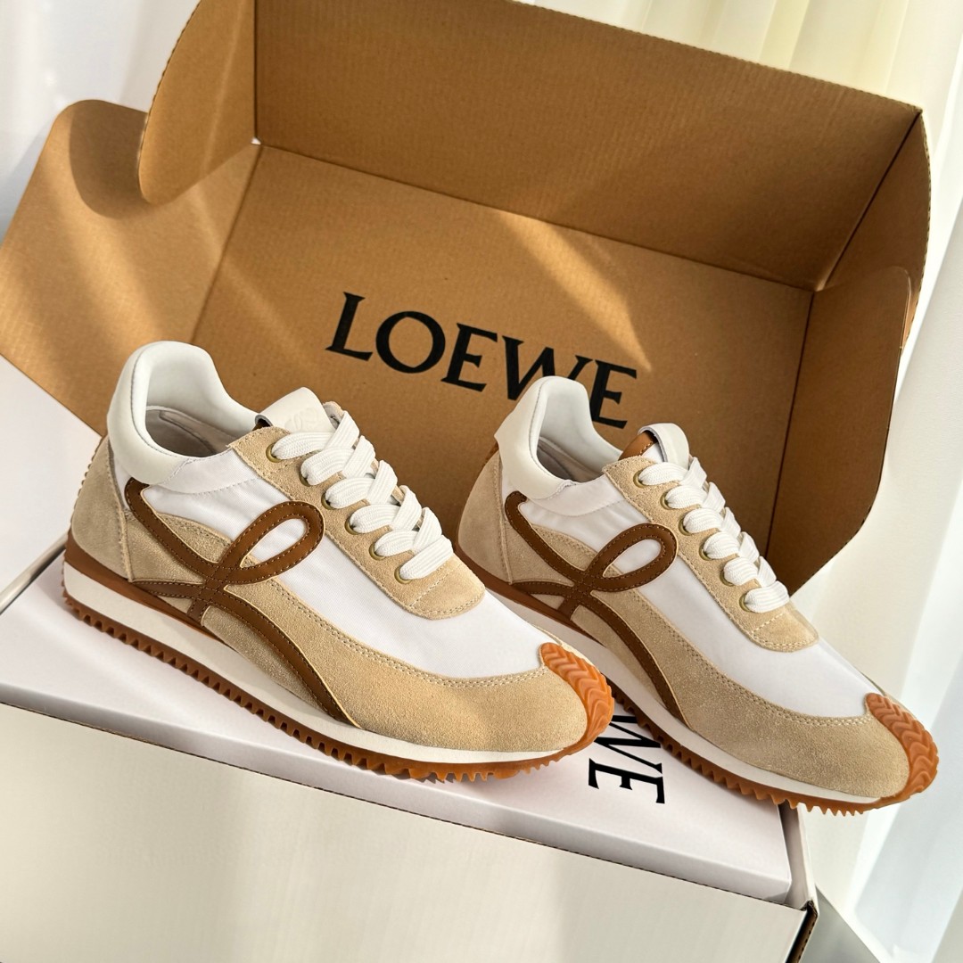 loewe Flow Runner suede sneakers