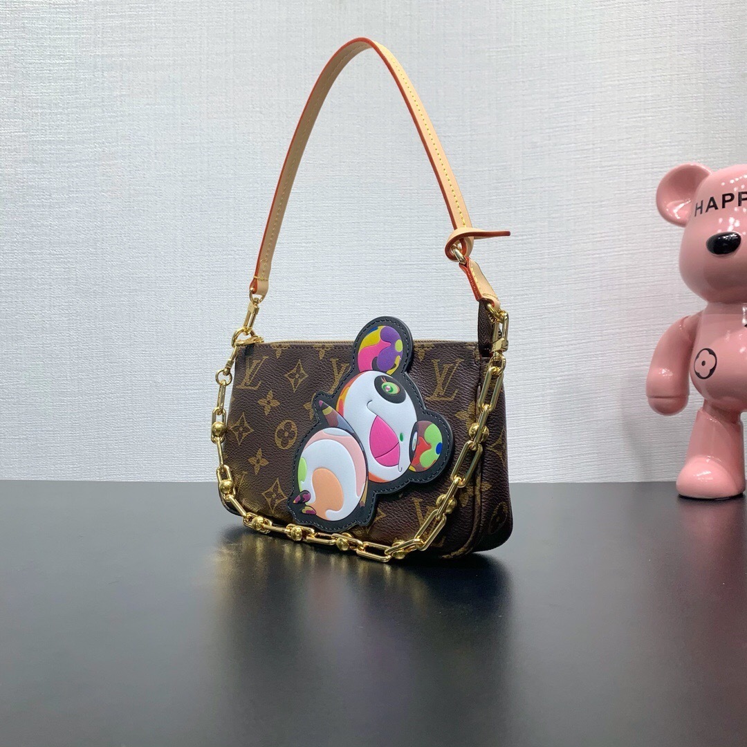 LV x Murakami Pochette Accessoires bag in Monogram canvas