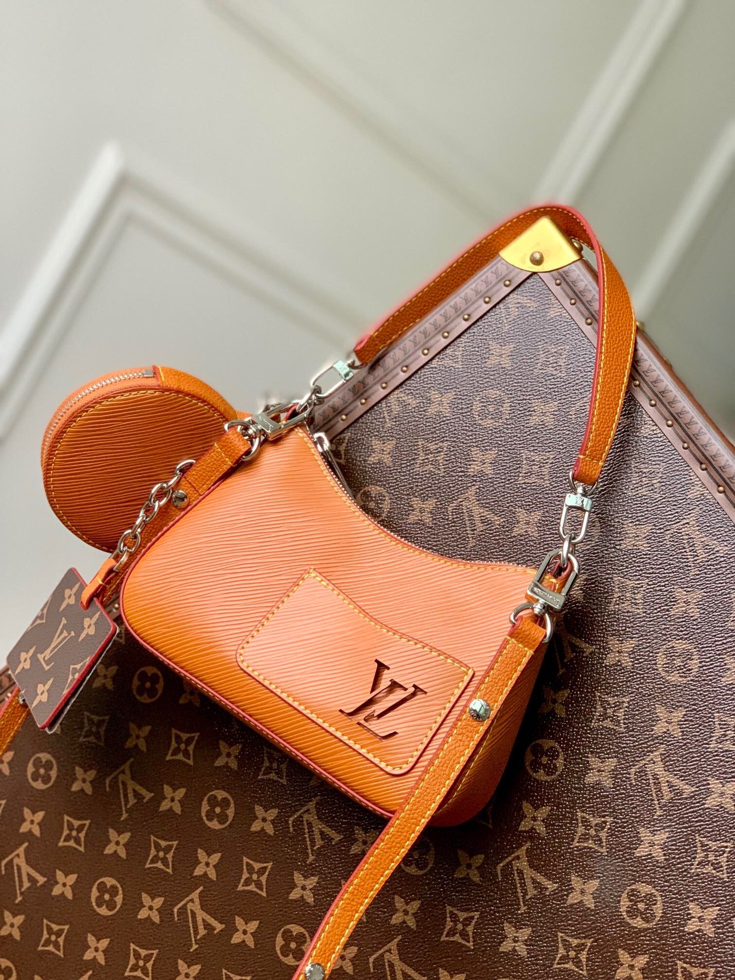 LV Marelle bag in Quartz Epi leather orange
