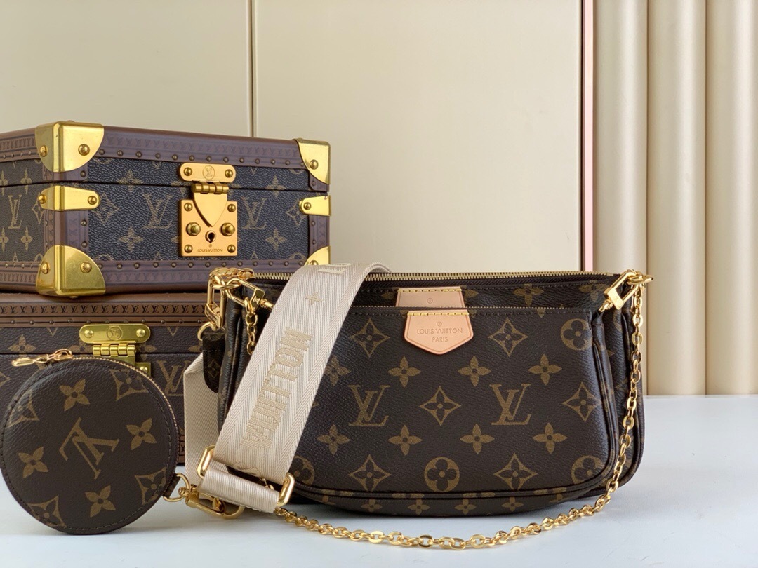 LV Multi Pochette Accessoires bag Monogram canvas