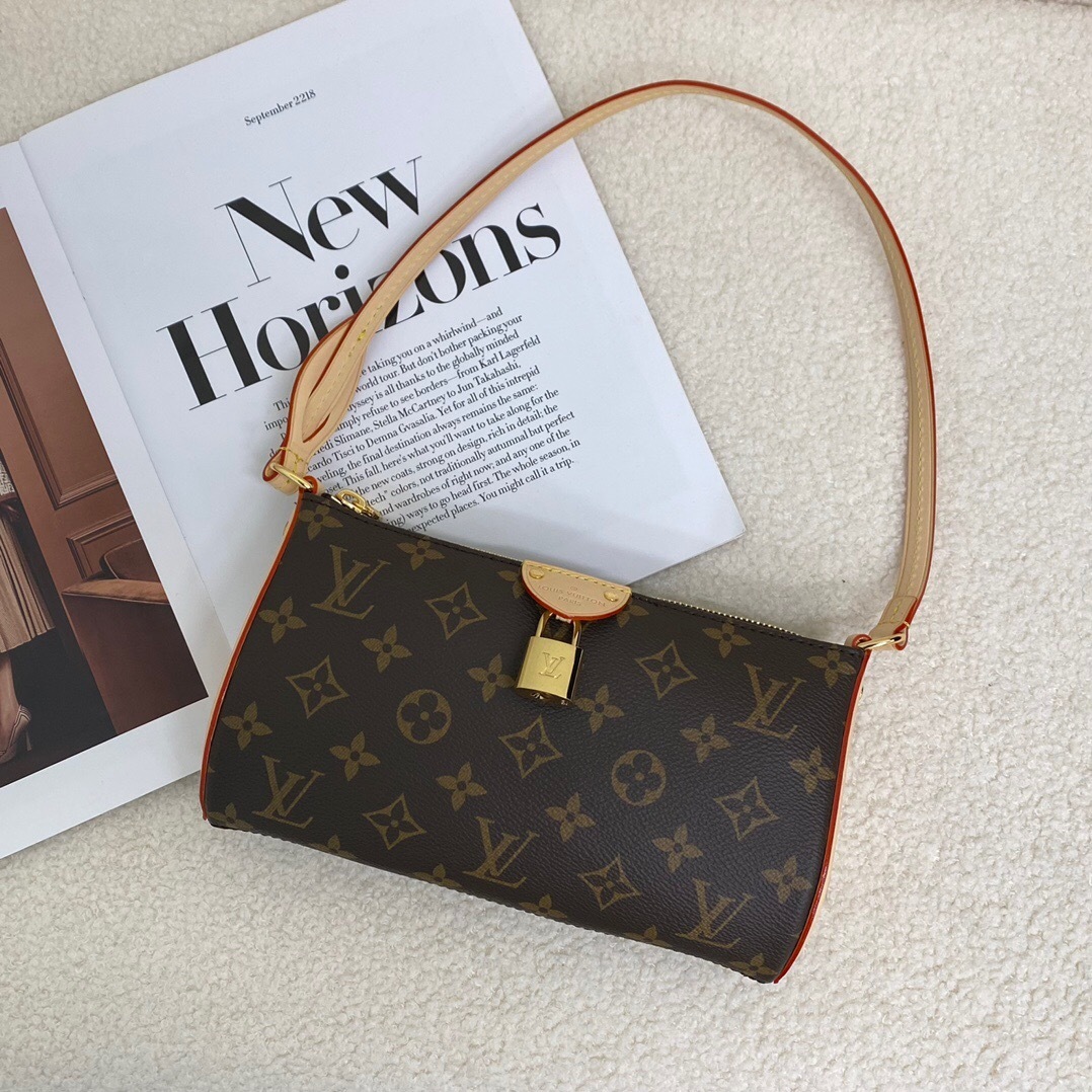LV Pochette Accessoires bag in Monogram canvas.