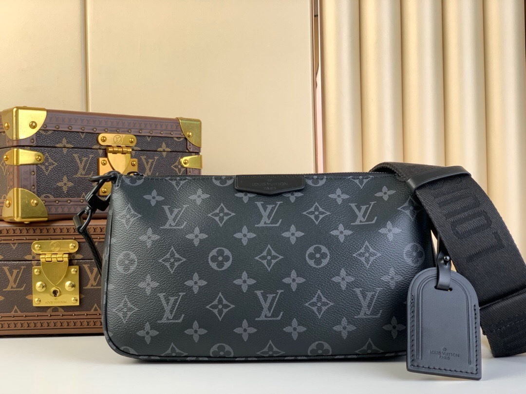 LV M11741 Pochette Accessoire XL Monogram eclispe
