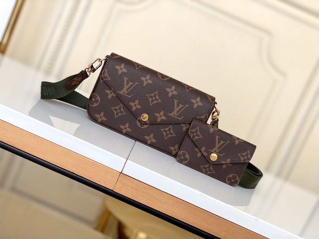 LV Felicie Strap & Go crossbody bag in Monogram canvas Shoulder Bag