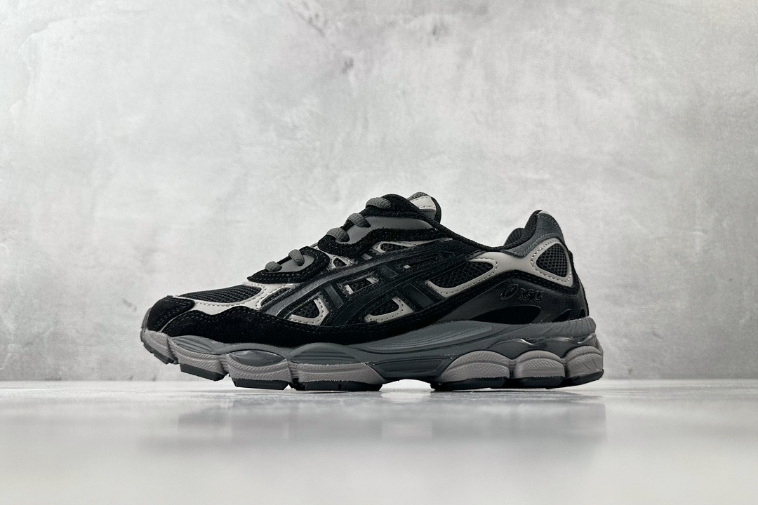 ASICS Gel-NYC sneaker in the Graphite Grey/Black