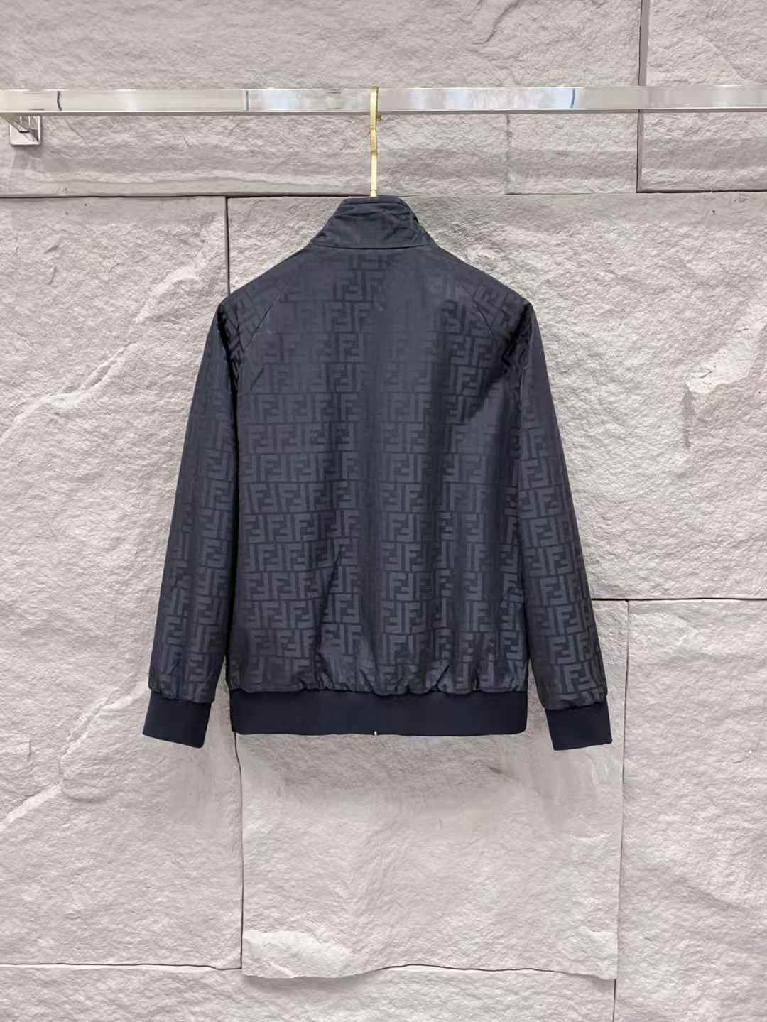 Fendi FF-jacquard bomber jacket