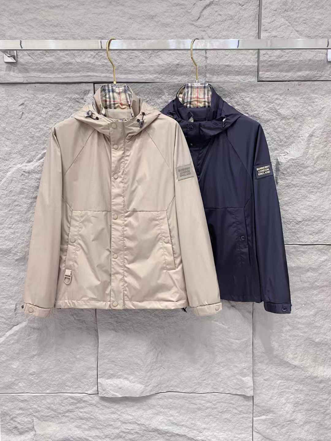 Burberry hooded jackets all colors