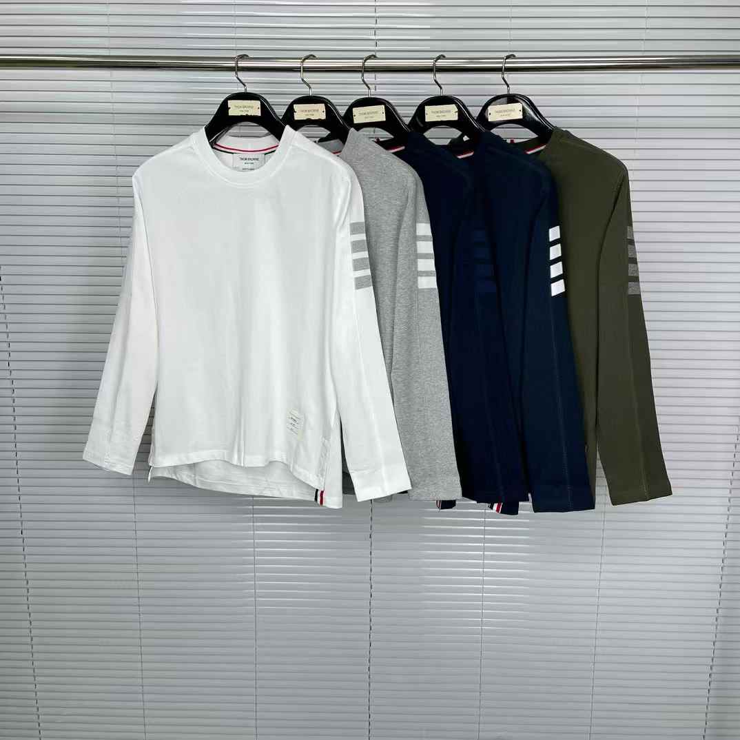 Thom Browne 4-Bar Cotton T-shirt all colors