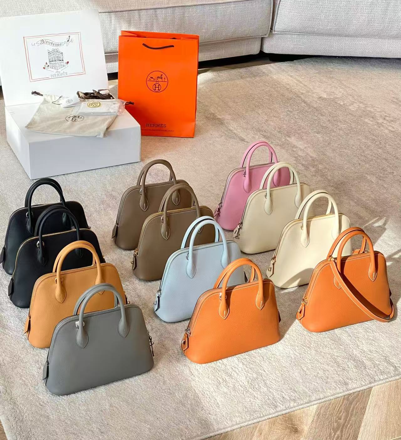 Hermes Bolide 25cm Sangle bag all colors
