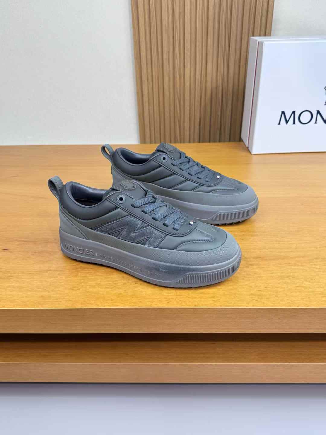 Moncler Diesel S-Oval Skate sneakers in grey