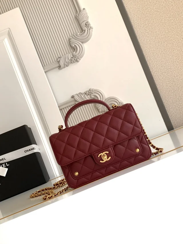 Chanel Double C Pocket Handle Bag
