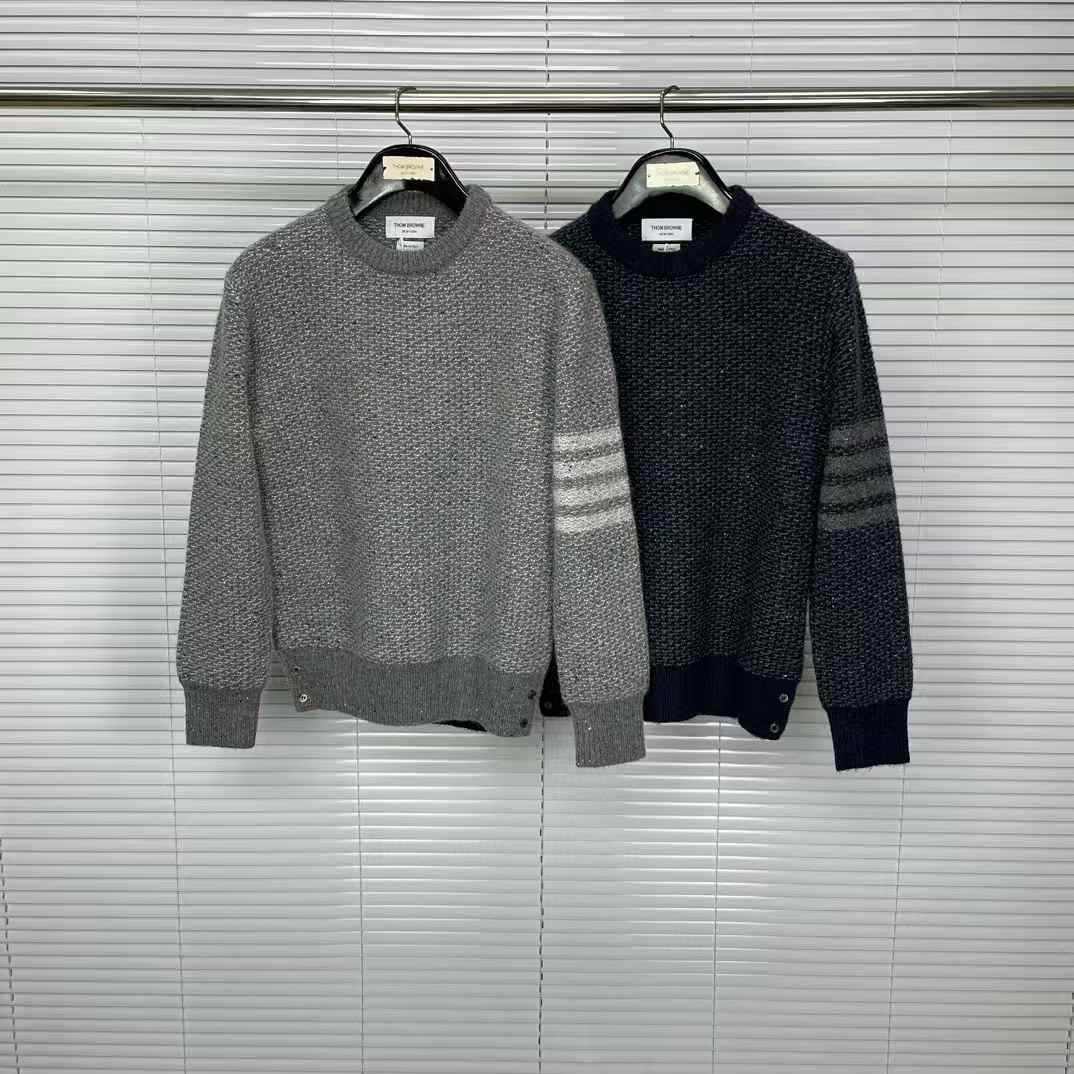 Thom Browne 4-Bar wool and mohair sweater