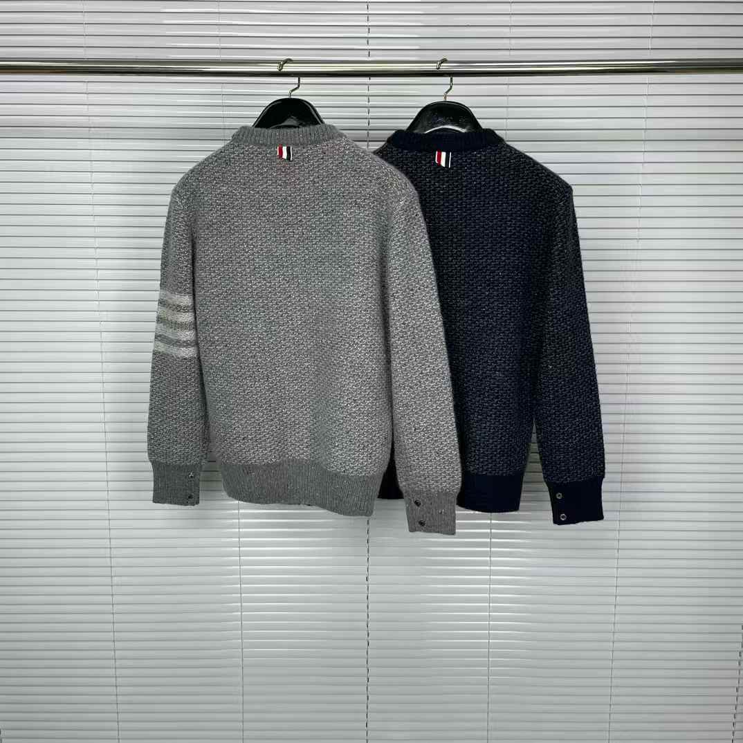 Thom Browne 4-Bar wool and mohair sweater