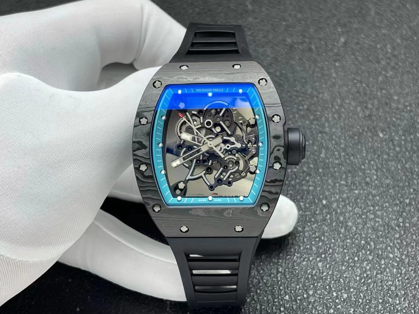 ZF RM055 new skeletonized movement RMUL2 and NTPT carbon fiber case all colors