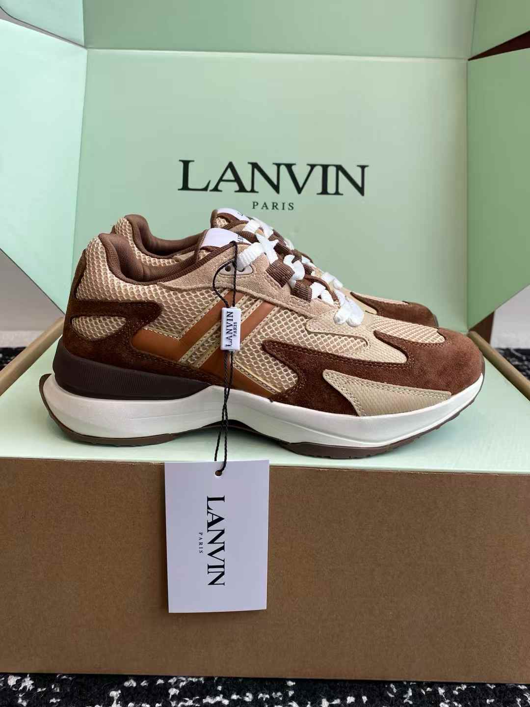 Lanvin JLA mesh sneakers