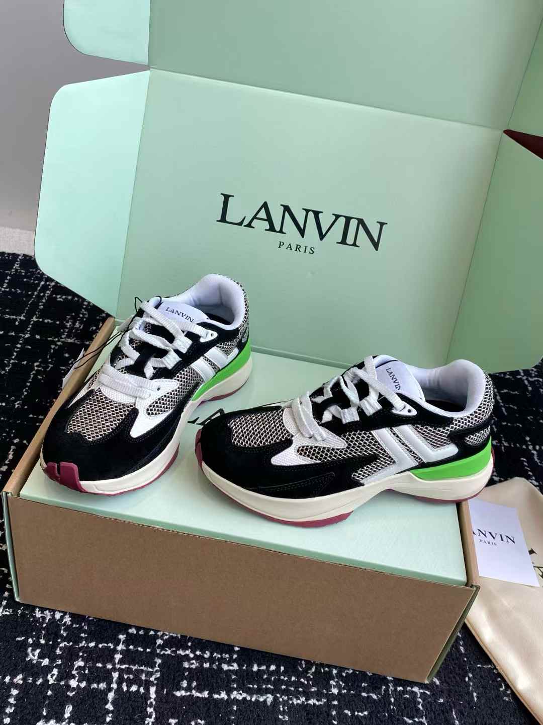 Lanvin JLA mesh sneakers