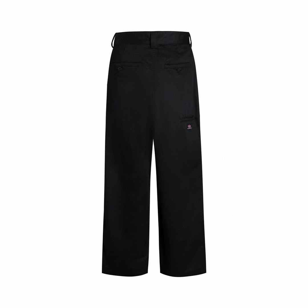 Balenciaga Constructed Twill Pants In Black