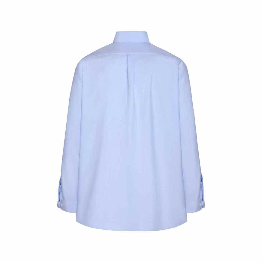 Prada light blue Oxford cotton shirt