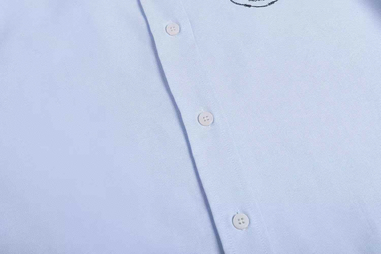 Prada light blue Oxford cotton shirt