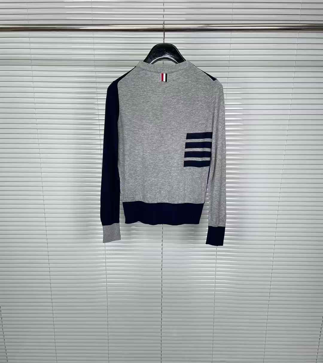 Thom Browne 4-Bar stripe wool jumper