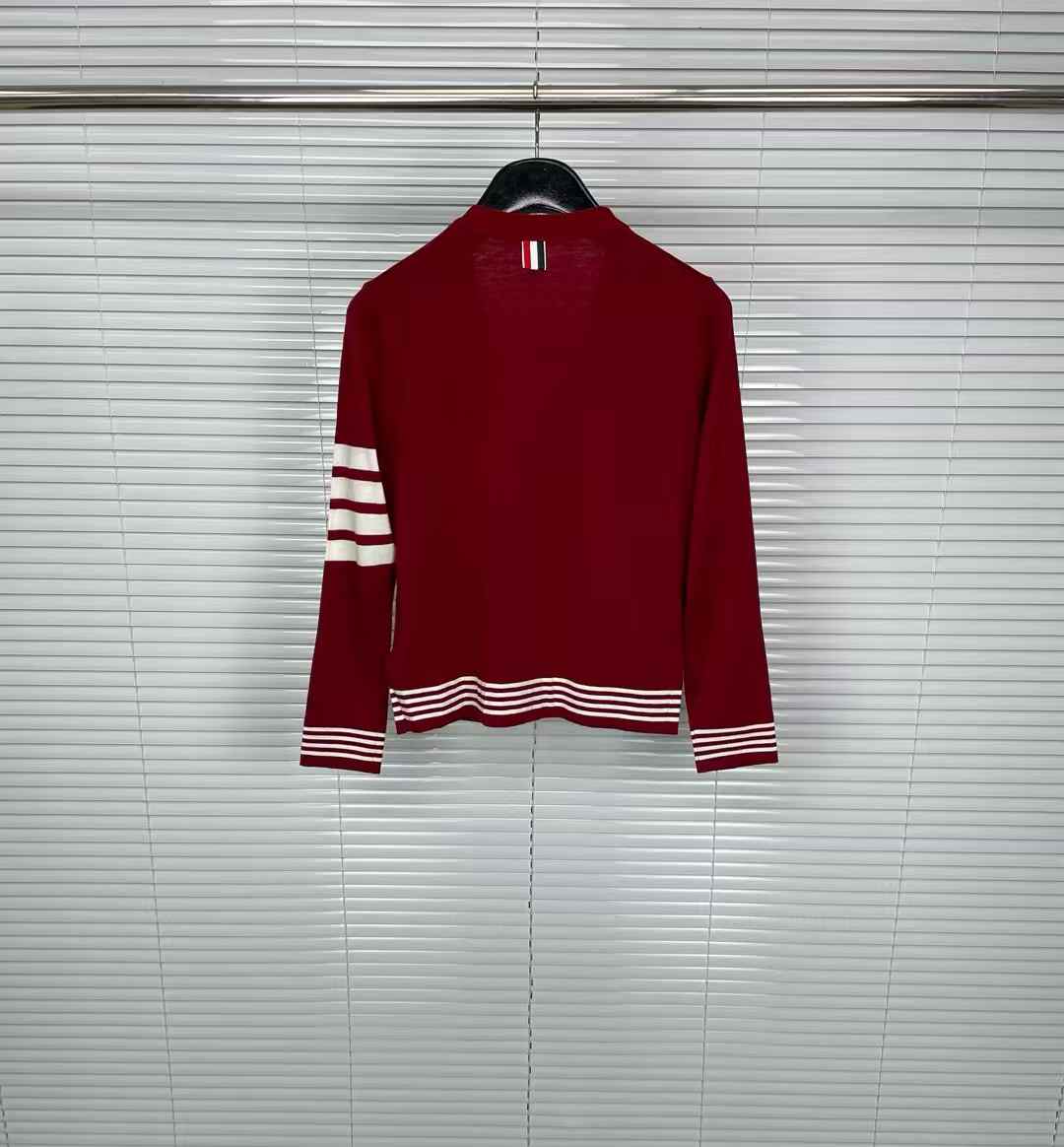 Thom Browne 4-Bar Stripe Wool Jumper
