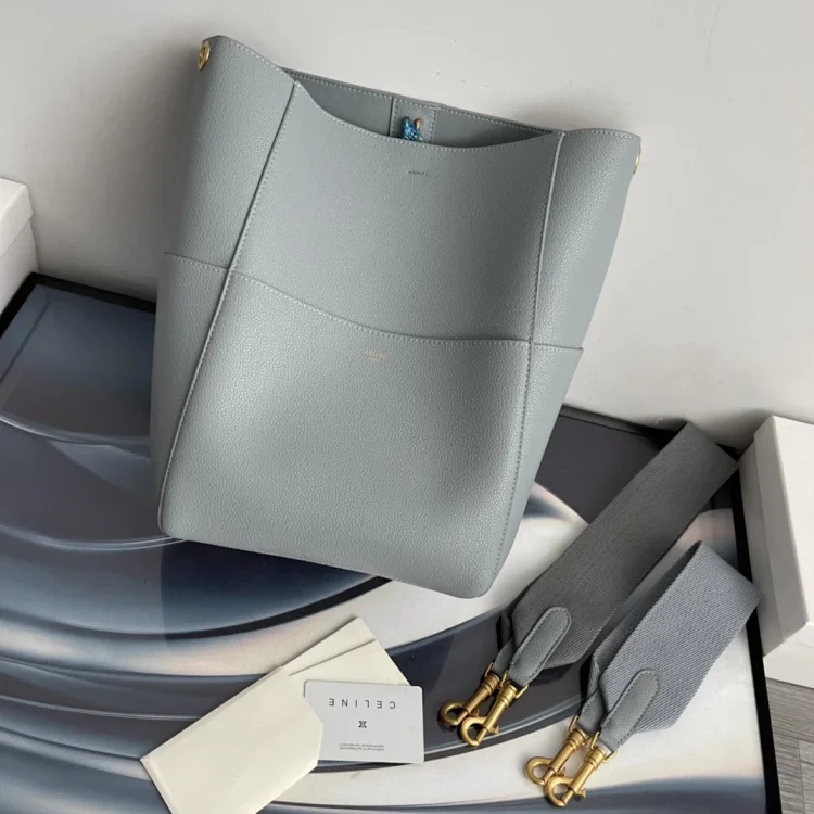 Celine SEAU SANGLE shoulder bag Lava Gray