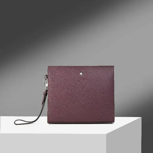 Montblanc Sartorial Clutch in Dolbo Red Model: MB199366