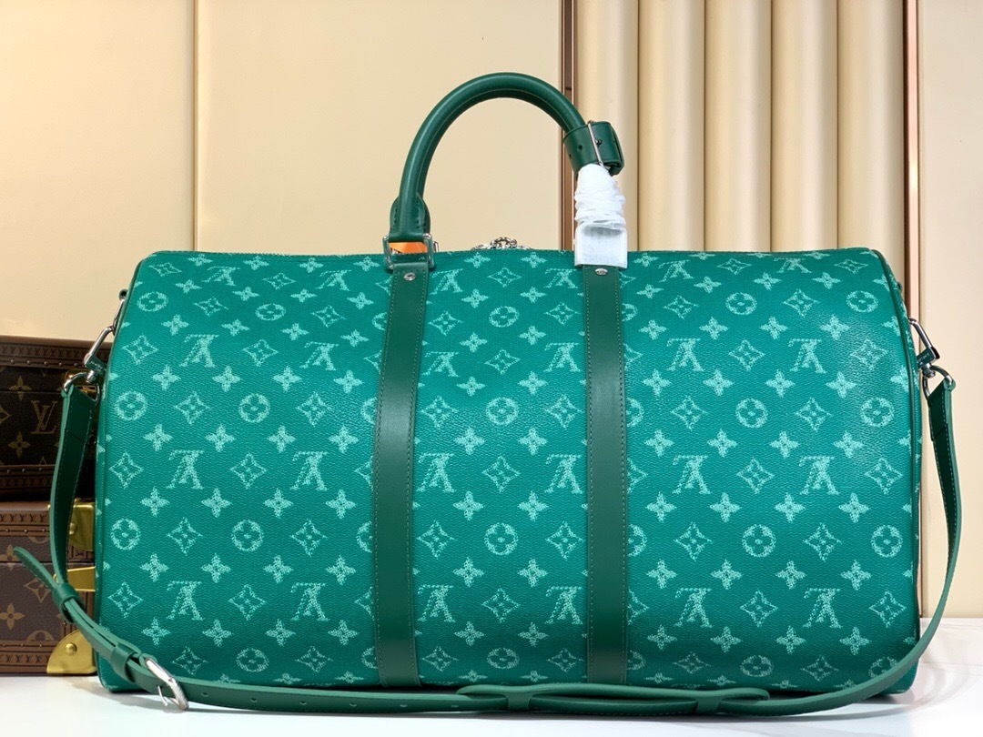 LV Keepall Bandouliere 50 G71 monogram herriate green