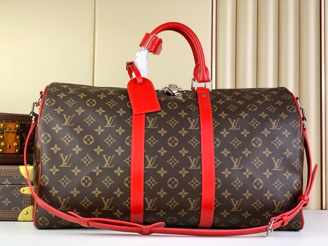 LV Keepall Bandoulière 50, Luxury, Bag