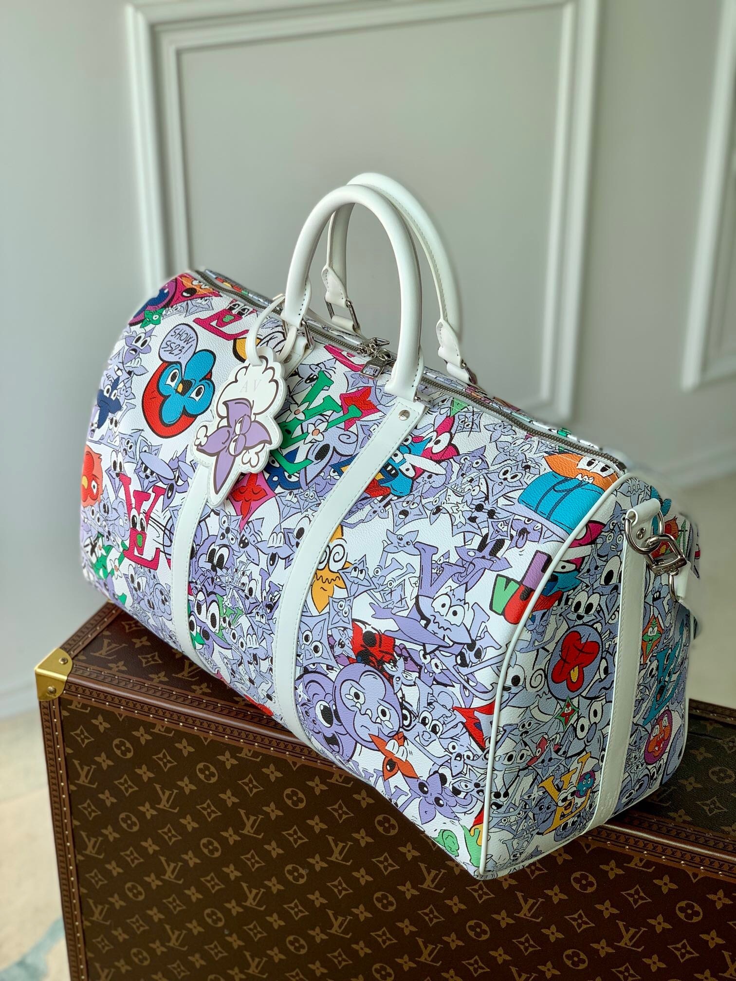 LV Keepall Bandoulière 50 Travel Bag