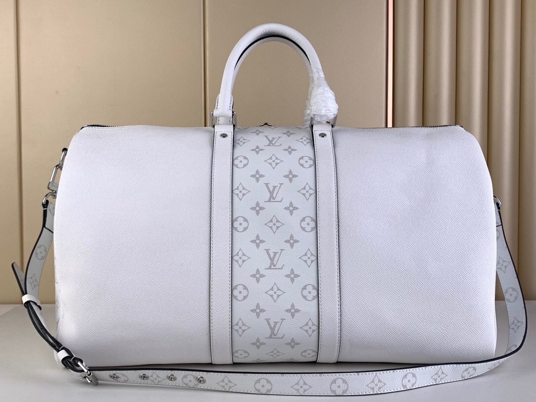 LV Leather Messenger Bag