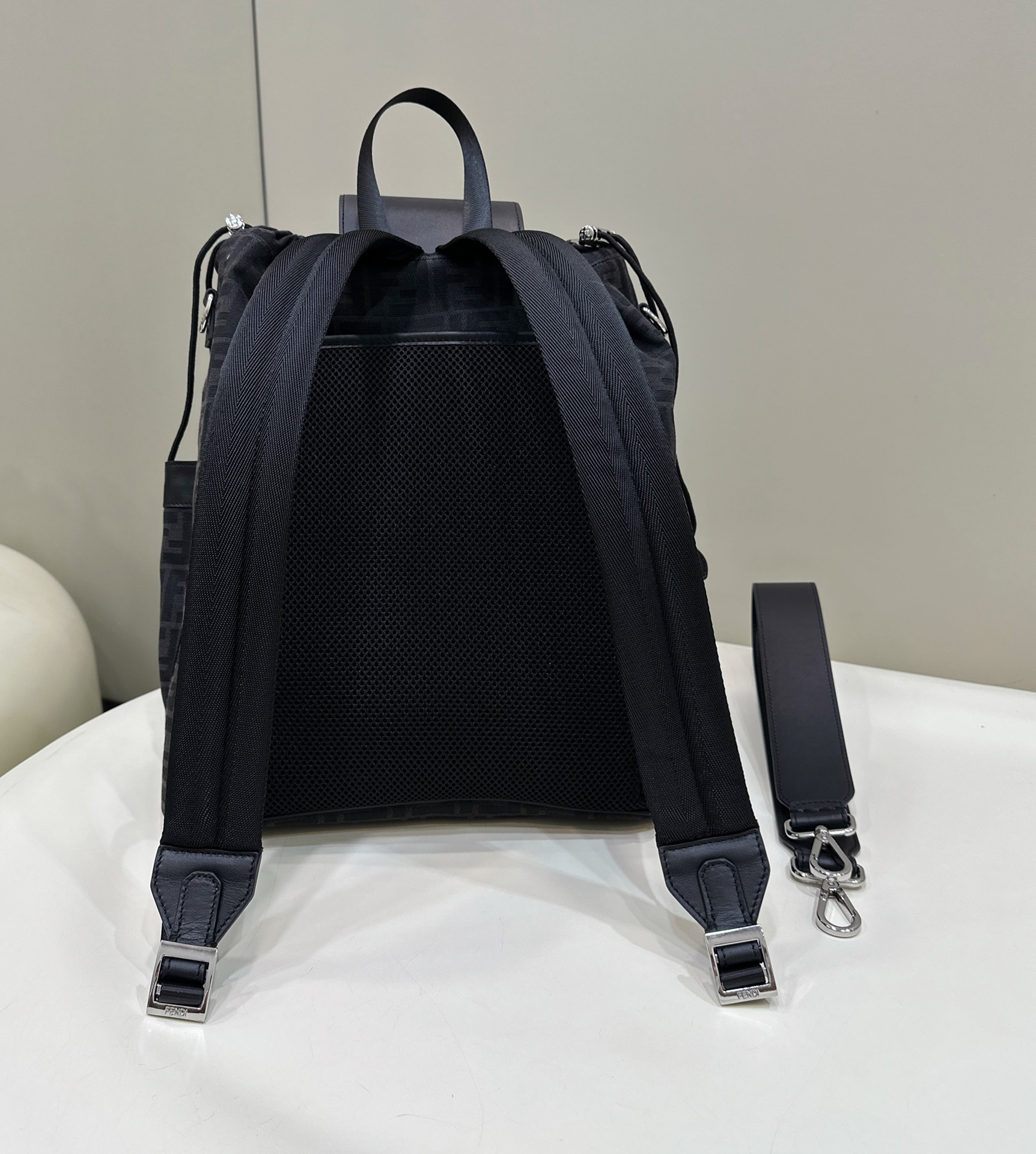 Fendi's medium-sized antique flower backpack