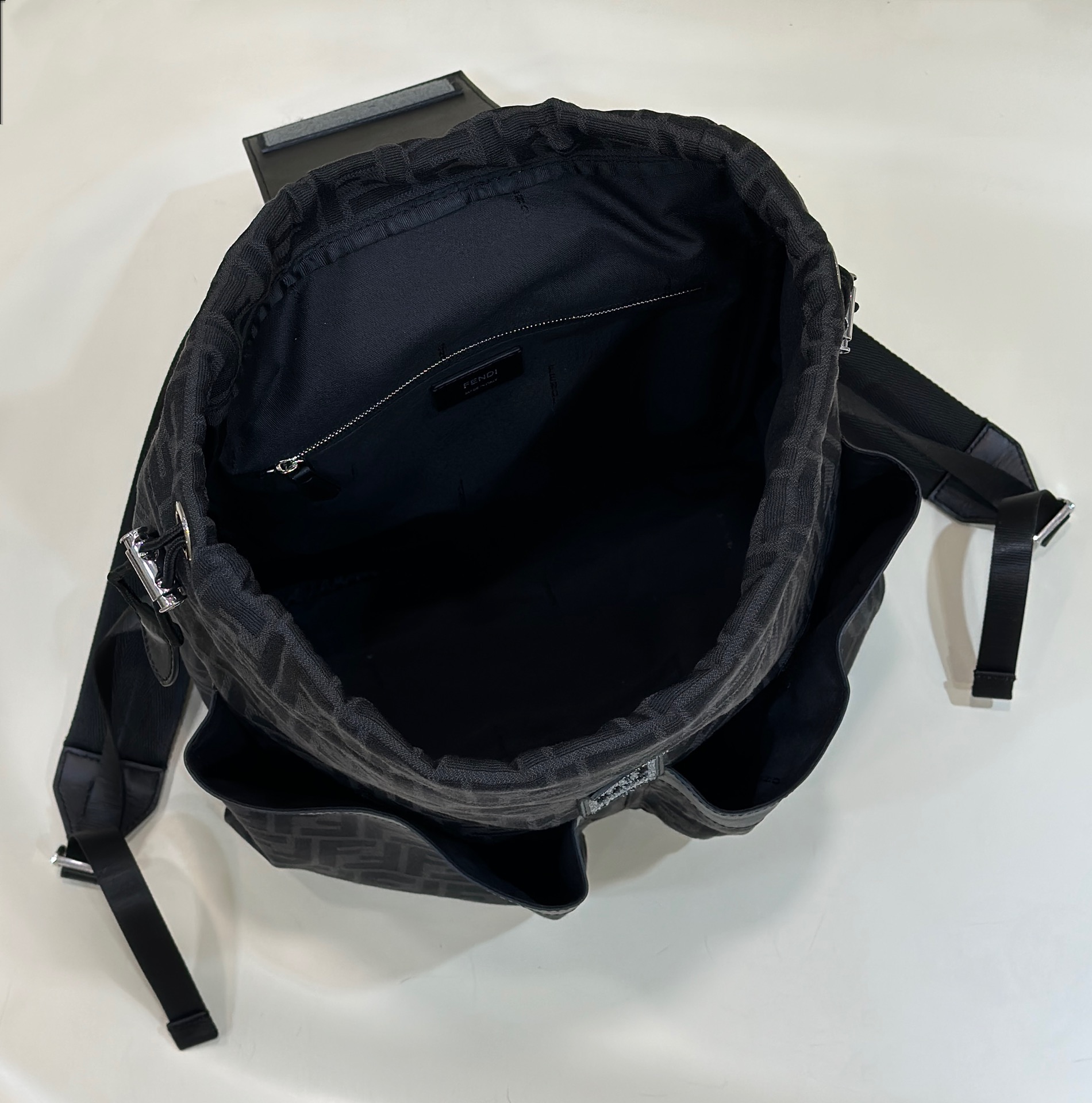 Fendi's medium-sized antique flower backpack