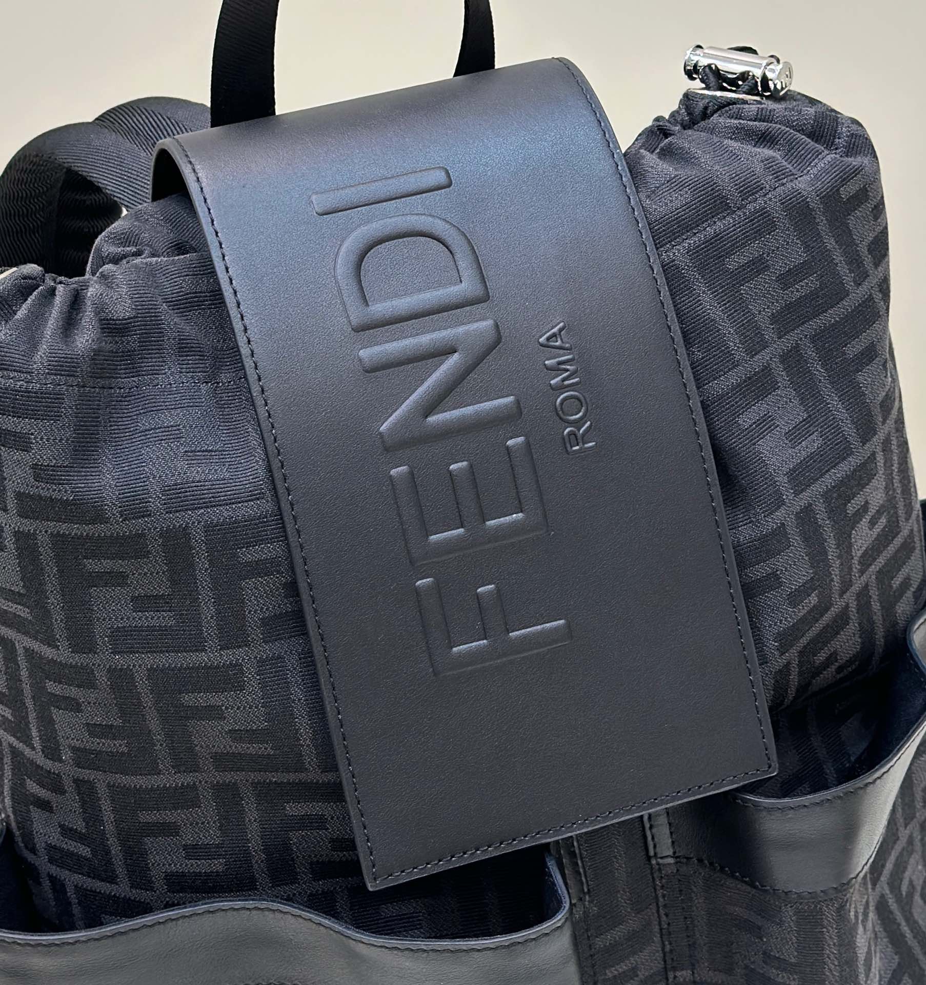 Fendi's medium-sized antique flower backpack