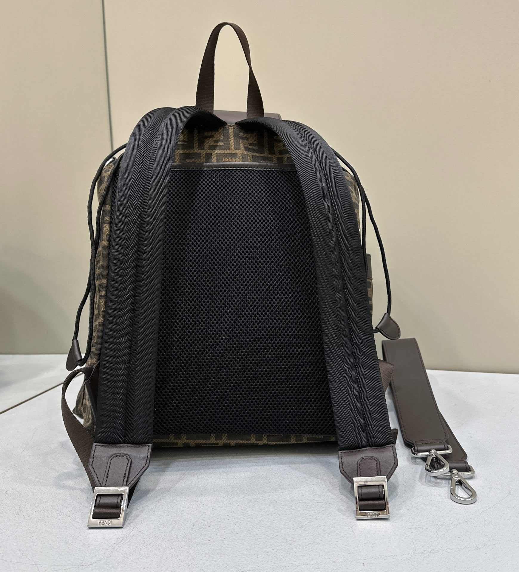 Fendi's medium-sized antique flower backpack