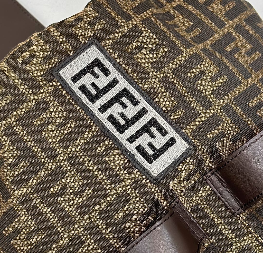 Fendi's medium-sized antique flower backpack