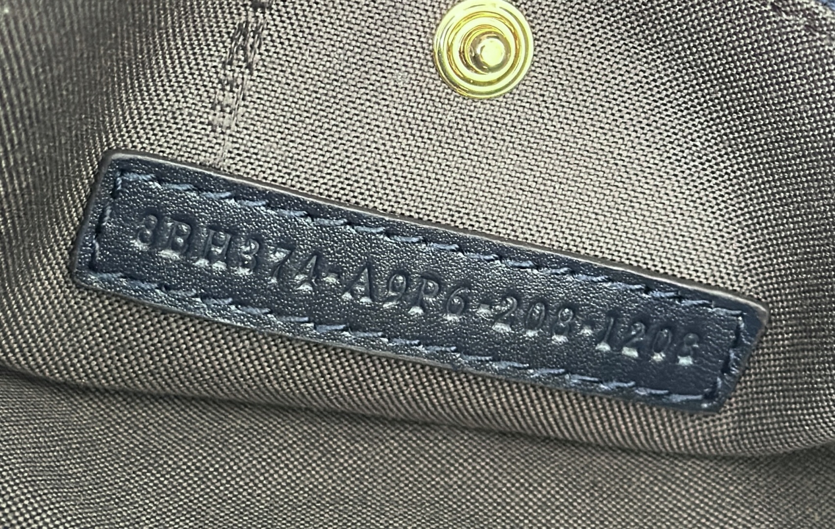 Fendi Peekaboo X-Tote bag in blue FF wool