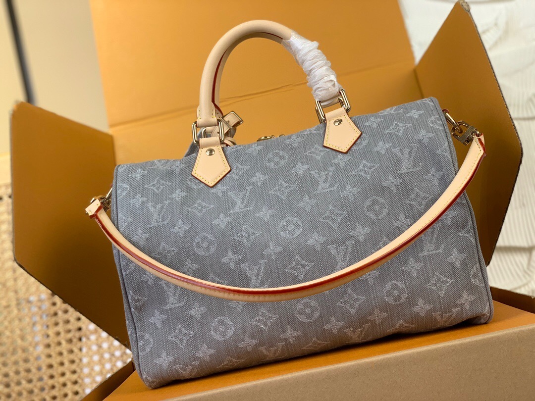 LV Speedy Soft 30 Monogram Denim handbag